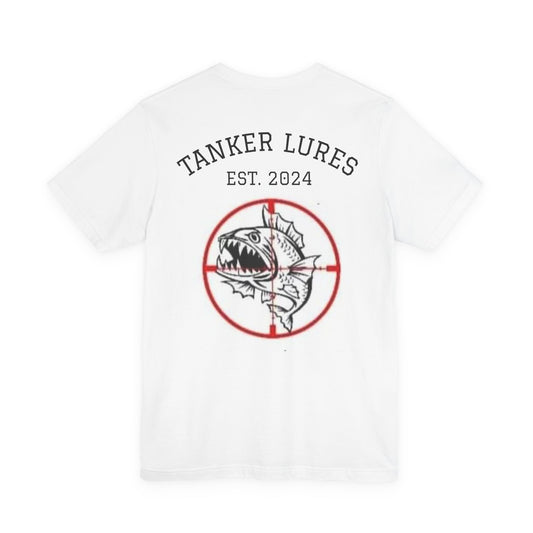 Tanker Lures Fishing Tee — "Tanker Lures Est. 2024" Graphic T-Shirt