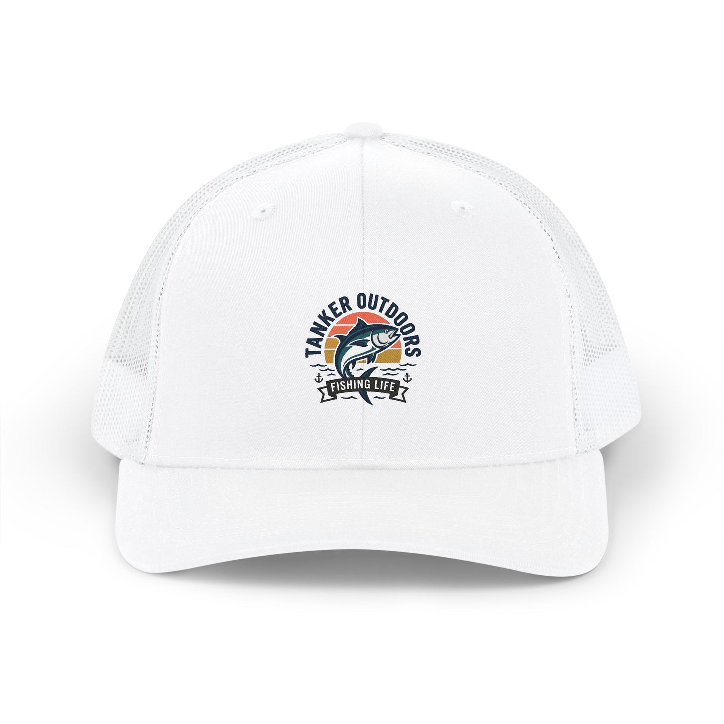 Outdoor Fishing Trucker Cap — TANKER OUTBOARDS Logo Snapback
