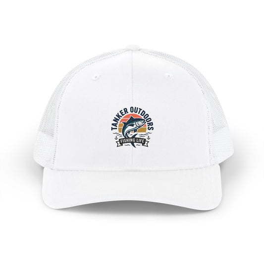 Outdoor Fishing Trucker Cap — TANKER OUTBOARDS Logo Snapback