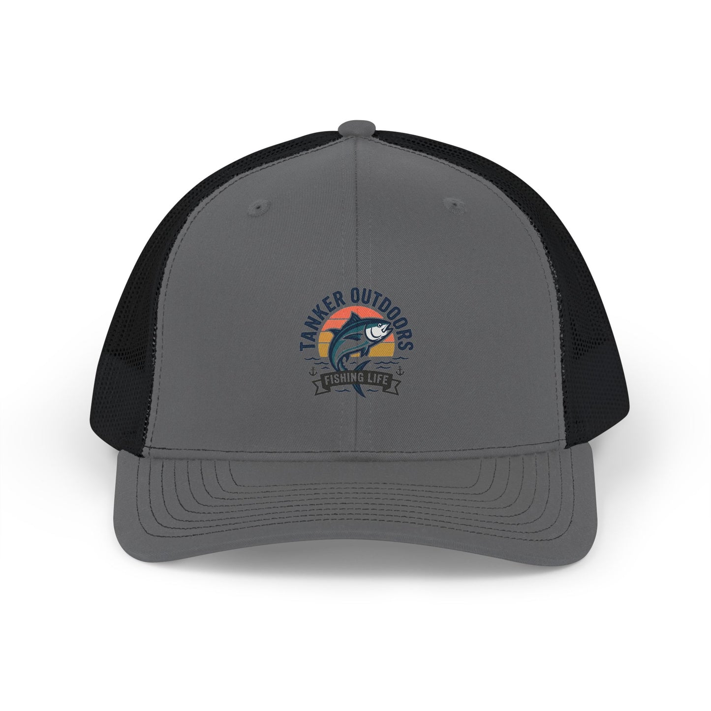 Outdoor Fishing Trucker Cap — TANKER OUTBOARDS Logo Snapback
